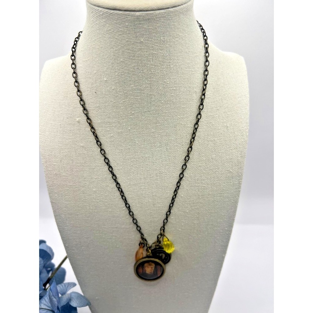 Hunger Games Necklace Peeta Medallion District 12 Official Lionsgate Official - Picture 5 of 14